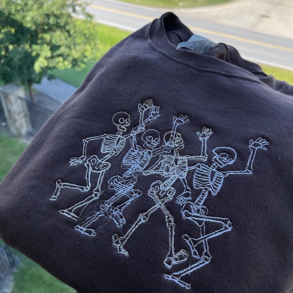 Dancing skeletons sweatshirt!